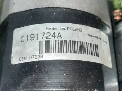 Second-hand car spare part starter motor for mercedes-benz clase a (w169) 1.5 cat oem iam references d7e38  