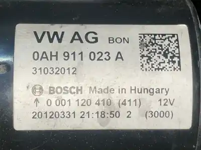 Pezzo di ricambio per auto di seconda mano motorino di avviamento per audi a3 (8p) 1.2 16v tfsi riferimenti oem iam 0001120410 0ah911023a 