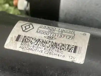 Pezzo di ricambio per auto di seconda mano motorino di avviamento per dacia dokker express 1.6 sce cat bivalent. gasolina / lpg riferimenti oem iam m000td1371ze 233001903r 