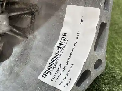 Second-hand car spare part gearbox for toyota yaris (ksp9/scp9/nlp9) 1.3 cat oem iam references 80424643  