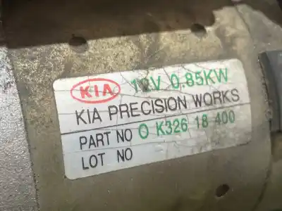 Peça sobressalente para automóvel em segunda mão motor de arranque por kia rio 1.5 cat referências oem iam 0k32618400  