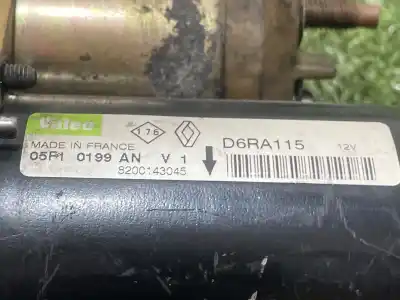 Second-hand car spare part starter motor for renault clio ii fase ii (b/cb0) 1.9 dti diesel 80 cv / 59 kw oem iam references d6ra115 8200143045 