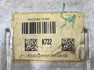 Pezzo di ricambio per auto di seconda mano filtro per particelle per citroen c-elysée 1.6 blue-hdi fap riferimenti oem iam 9823467180  k732