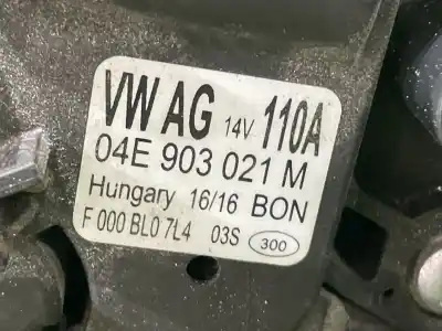 Peça sobressalente para automóvel em segunda mão alternador por seat leon (5f1) 1.2 tsi referências oem iam f000bl07l4 04e903021m 
