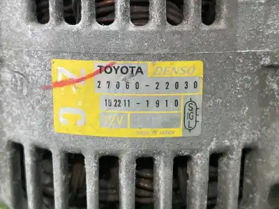 Pezzo di ricambio per auto di seconda mano alternatore per toyota corolla (e12) 1.6 16v riferimenti oem iam 102211-1910 27060-22030 