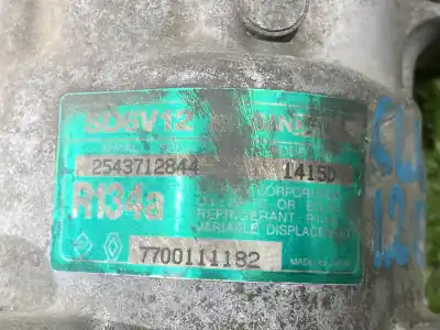 Автозапчастина б/у компресор кондиционера для renault clio ii fase i (b/cbo) 1.2 посилання на oem iam 7700111182 1415d 