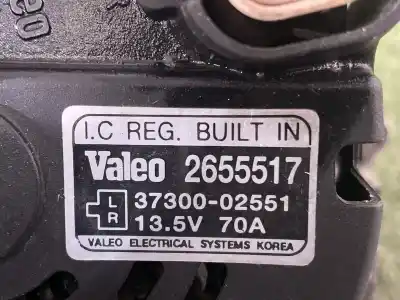 Second-hand car spare part alternator for kia picanto 1.1 cat oem iam references 2655517 37300-02551 