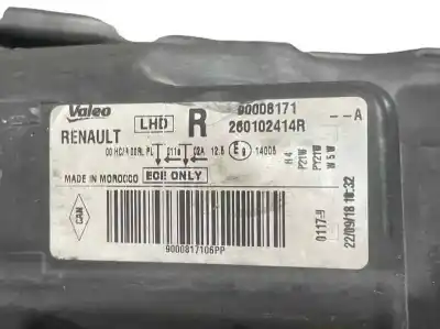 Автозапчастина б/у права фа для dacia dokker 1.5 dci diesel fap cat посилання на oem iam 260102414r  