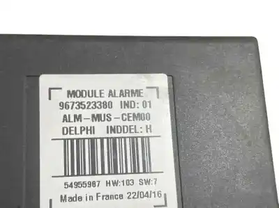 Pezzo di ricambio per auto di seconda mano modulo elettronico per citroen c4 picasso 1.2 12v e-thp / puretech riferimenti oem iam 9673523380  1607747880 Pezzo di ricambio per auto di seconda mano modulo elettronico per citroen c4 picasso 1.2 12v e-thp / puretech riferimenti oem iam 9673523380  1607747880