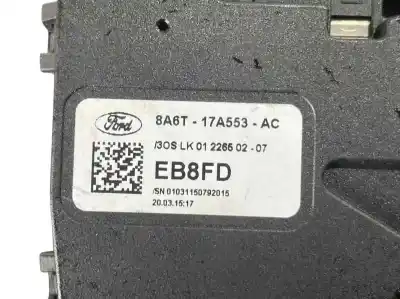 Second-hand car spare part windshiel wiper switch for ford fiesta vi (cb1, ccn) 1.25 oem iam references 8a6t17a553ac  8a6t-17a553-ac