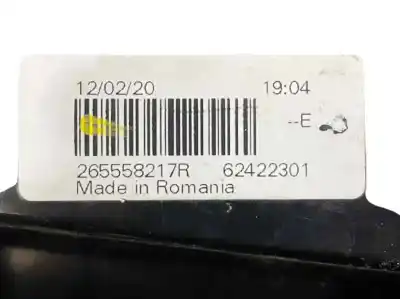 Second-hand car spare part left tailgate light for dacia duster ii 1.5 blue dci d fap oem iam references 265558217r  