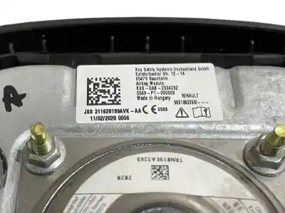 Second-hand car spare part front left air bag for dacia duster ii 1.5 blue dci d fap oem iam references 985108335r 985704737r 985153642r