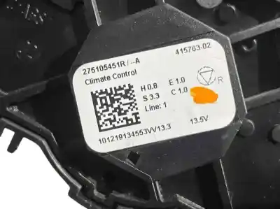 Second-hand car spare part climate control for dacia duster ii 1.5 blue dci d fap oem iam references 275105451r  