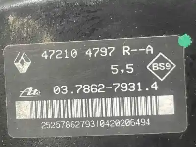 Peça sobressalente para automóvel em segunda mão servo freio por dacia duster ii 1.5 blue dci d fap referências oem iam 472104797r  03786279314