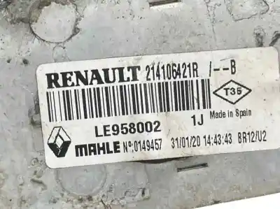 Автозапчастина б/у інтеркулер для dacia duster ii 1.5 blue dci d fap посилання на oem iam 214106421r  