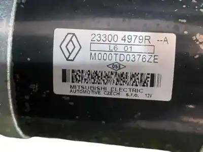 Second-hand car spare part starter motor for nissan pulsar (c13) 1.2 16v cat oem iam references 233004979r m000td0376ze 2330000q4b