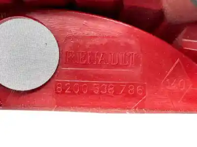 Second-hand car spare part left tailgate light for renault modus 1.4 16v oem iam references 8200538786  