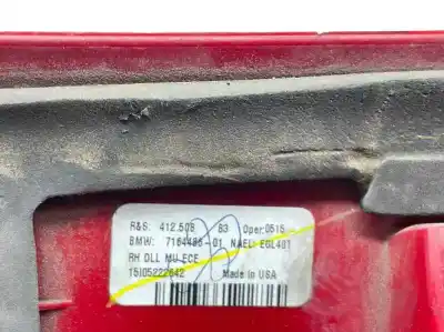 Peça sobressalente para automóvel em segunda mão farolim interior traseiro direito por bmw x5 (e53) 3.0 24v cat referências oem iam 7164486  7164486-01