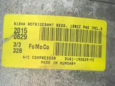 Second-hand car spare part air conditioning compressor for ford focus lim. 1.0 ecoboost cat oem iam references dv6119d629fe 2100870 dv6119d629fg