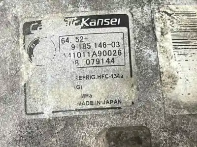 Peça sobressalente para automóvel em segunda mão compressor de ar condicionado a/a a/c por bmw serie x5m (e70) 3.0 turbodiesel cat referências oem iam 64529185146 9185146 64529195971