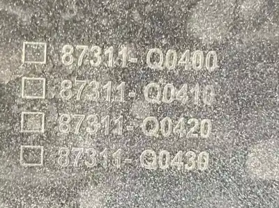 Автозапчасти б/у задние молдинги за hyundai bayon (bc3) 1.0 t-gdi ссылки oem iam 87311q0400  87311-q0400
