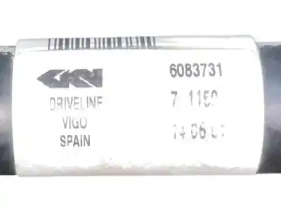 Pezzo di ricambio per auto di seconda mano trasmissione anteriore sinistra per opel corsa d 1.2 cat (a 12 xer / ldc) riferimenti oem iam 13248675 93169672 6083731