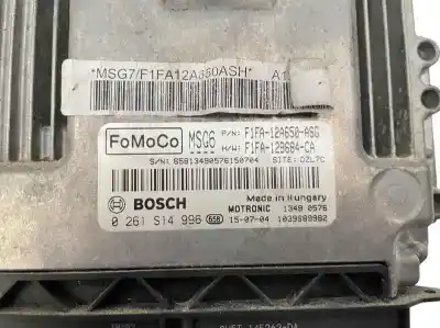 Second-hand car spare part ecu engine control for ford focus lim. 1.0 ecoboost cat oem iam references f1fa12a650asg  0261s14996