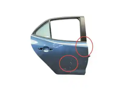 Peça sobressalente para automóvel em segunda mão porta do automóvel traseira direita por toyota corolla (e21) sedan 1.8 16v hybrid referências oem iam 6700302540  67003-02540