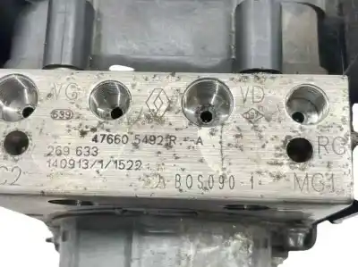 Peça sobressalente para automóvel em segunda mão abs por renault clio iv 1.5 dci diesel fap referências oem iam 476605492r  0265243683
