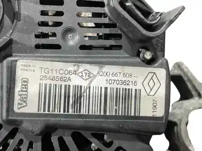 Second-hand car spare part alternator for nissan note (e11e) 1.5 dci turbodiesel cat oem iam references 8200667608 tg11c064 2310000q2c