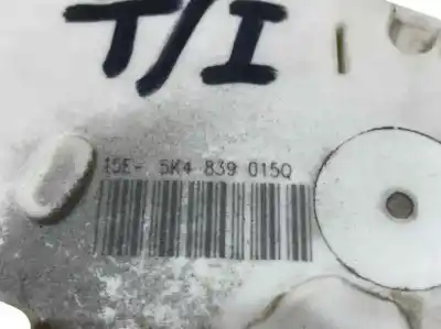 Автозапчастина б/у замок дверей заднього лівого для seat leon (5f1) 1.6 tdi посилання на oem iam 5k4839015q  5k4839015af