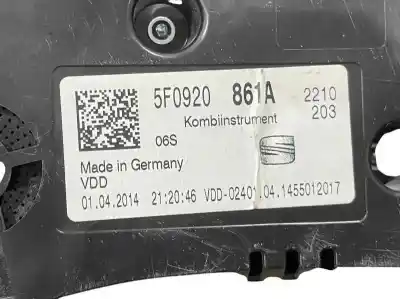 Peça sobressalente para automóvel em segunda mão quadrante por seat leon (5f1) 1.6 tdi referências oem iam 5f0920861a  a2c83894000
