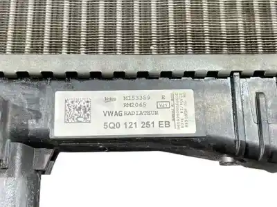 Peça sobressalente para automóvel em segunda mão radiador de água por seat leon (5f1) 1.6 tdi referências oem iam 5q0121251eb  5q0121251ec