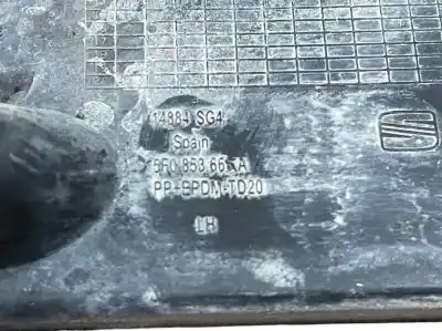 Peça sobressalente para automóvel em segunda mão grelha de pára choques esquerda por seat leon (5f1) 1.6 tdi referências oem iam 5f0853665a  