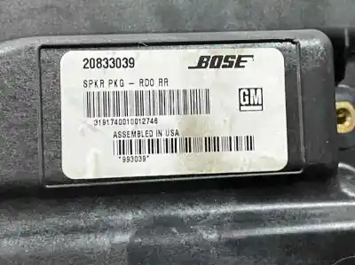 Pezzo di ricambio per auto di seconda mano altoparlante per opel ampera 1.4 hybrid riferimenti oem iam 20833039  20760437