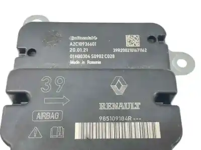 Автозапчастина б/у блок управління подушками безпеки для dacia dokker express 1.6 sce cat bivalent. gasolina / lpg посилання на oem iam 985109184r  a2c10936601