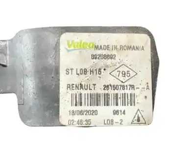 Автозапчастина б/у правий протитуман для dacia dokker express 1.6 sce cat bivalent. gasolina / lpg посилання на oem iam 261507817r  89208692