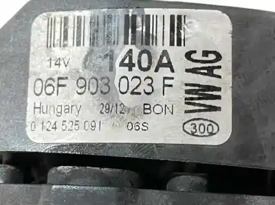 Автозапчастина б/у генератор для volkswagen caddy ka/kb (2c) 1.6 tdi посилання на oem iam 06f903023f  0124525091