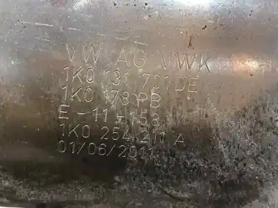 Pezzo di ricambio per auto di seconda mano catalizzatore per seat leon (1p1) 1.4 16v tsi riferimenti oem iam 1k0131701de 1k0254201h 1k0254211a