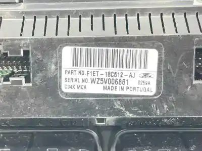Second-hand car spare part climate control for ford c-max (ceu) 1.0 ecoboost cat oem iam references f1et18c612aj wz5v006861 f1et-18c612-aj