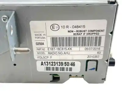 Автозапчастина б/у аудіо система / радіо cd для ford c-max (ceu) 1.0 ecoboost cat посилання на oem iam e1bt18c815kk  e1bt-18c815-kk