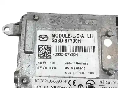 Second-hand car spare part electronic module for mazda cx-7 (er) 2.2 turbodiesel cat oem iam references g33d67y90h  g33d-67y90h