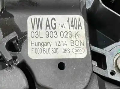 Second-hand car spare part alternator for seat leon (5f1) 1.6 tdi oem iam references 03l903023k 04l903024s f000bl0800