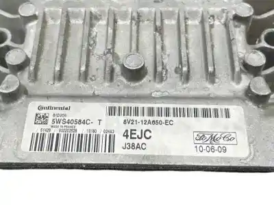 Second-hand car spare part ecu engine control for ford fiesta (cb1) 1.4 tdci cat oem iam references 8v2112a650ec  8v21-12a650-ec