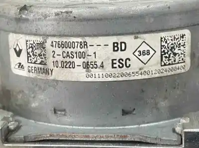 Pezzo di ricambio per auto di seconda mano abs per dacia dokker 1.6 sce cat bibalent gasolina / lpg riferimenti oem iam 476600078r 28515242123 476608628r
