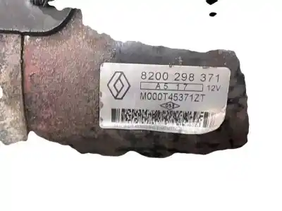 Second-hand car spare part starter motor for renault modus 1.4 16v oem iam references 8200298371  m000t45371zt