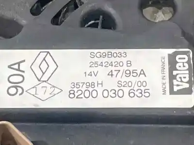 Автозапчастина б/у генератор для renault scenic rx4 (ja0) 2.0 16v dynamique посилання на oem iam 8200030635  sg9b033