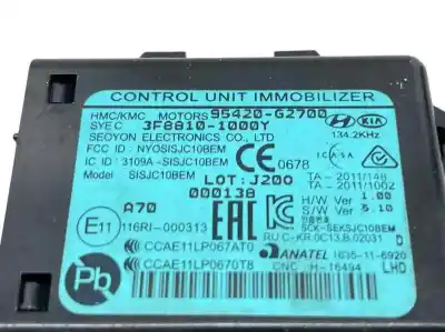 Pezzo di ricambio per auto di seconda mano modulo elettronico per kia niro (de) 1.6 gdi hybrid riferimenti oem iam 95420g2700  95420-g2700