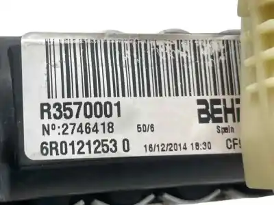 Pezzo di ricambio per auto di seconda mano radiatore d acqua per skoda rapid spaceback (nh1) 1.6 tdi riferimenti oem iam 6r0121253  r357001