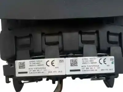 Pezzo di ricambio per auto di seconda mano kit airbag per skoda rapid spaceback (nh1) 1.6 tdi riferimenti oem iam 5jb857009 34d959655b 5jb857092a